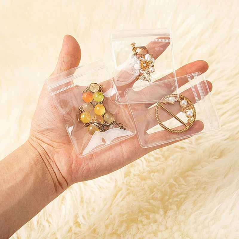 Jewelance™ JewelryBook: Transparant Juwelen Opbergboek Set