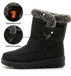 Icone™ PlatformBoots: Dames Warme Comfortabele Platform Laarzen