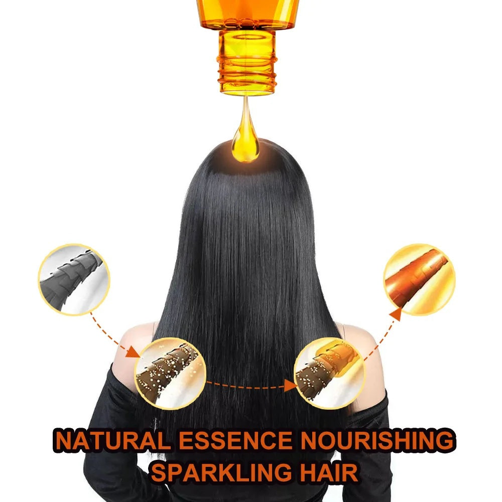 Rose® HairOil 1+1 GRATIS: Diepe Voeding Zijdeachtig Glanzende Haarolie