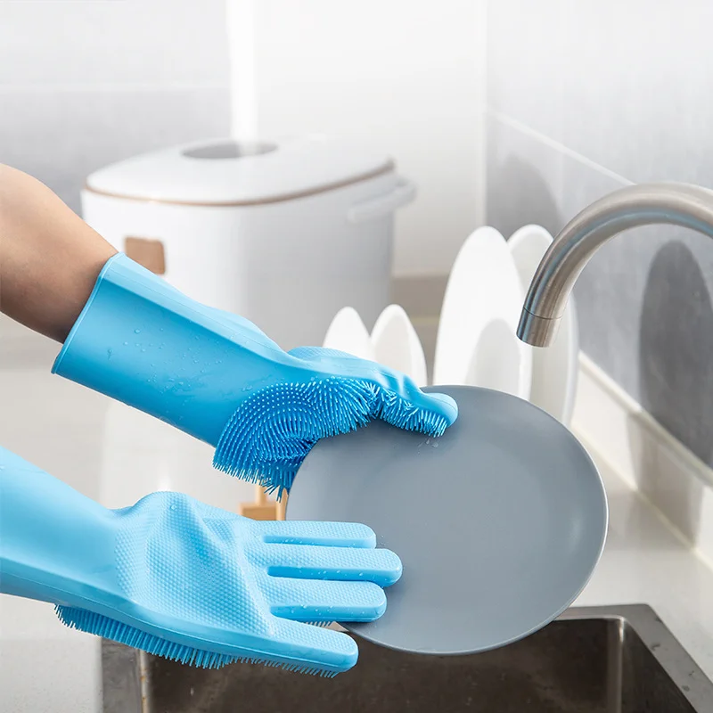 Cleaner Pro° BrushGloves 1+1 GRATIS: Comfortabele Efficiënte Schoonmaakborstel Schrobhandschoenen