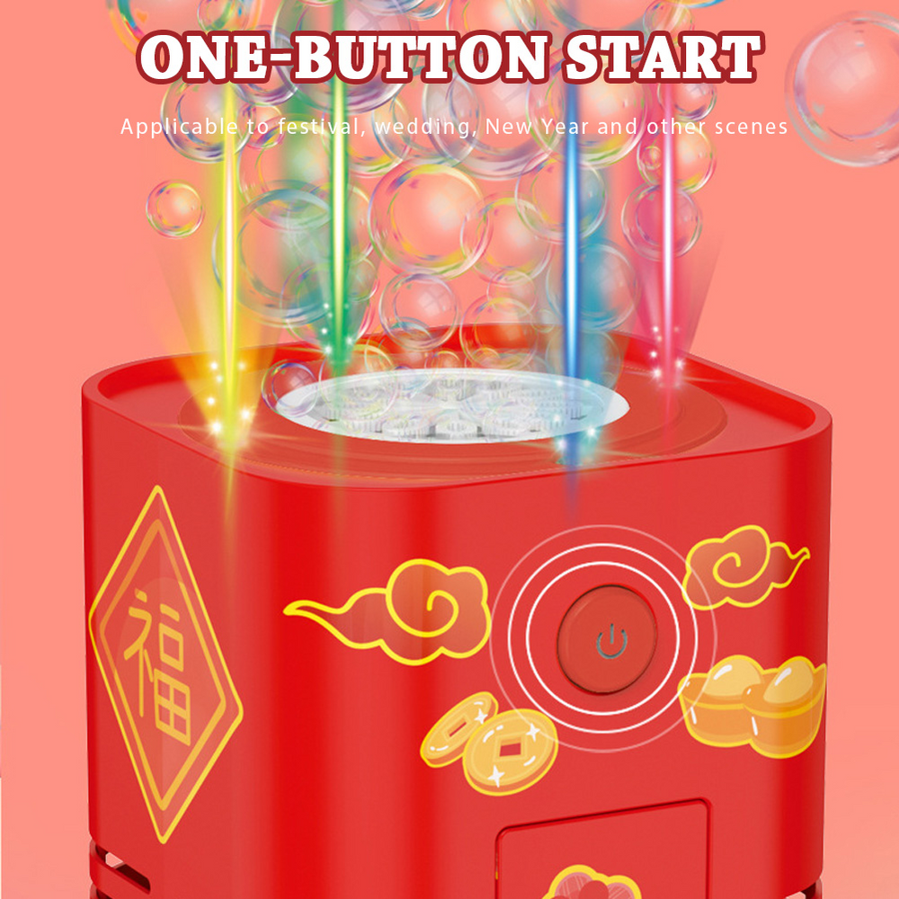 Kletshuts™ BubbleFireworks: Sprankelende Magische Vuurwerk Bellenmachine