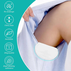 SweatPads 1 Set + 1 Set GRATIS: Ademend Wegwerp Onderarm Zweetabsorberende Pads