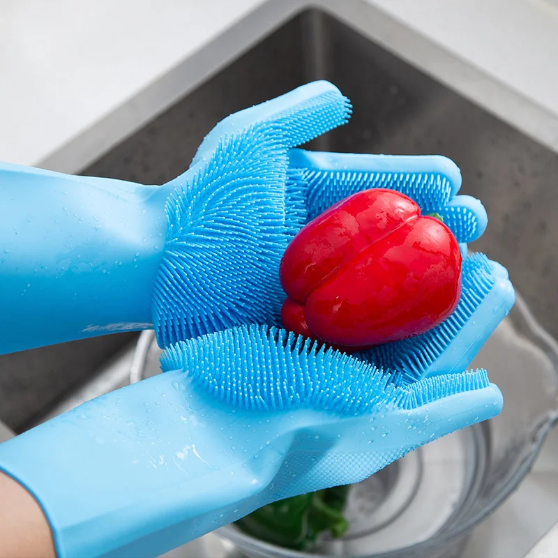 Cleaner Pro° BrushGloves 1+1 GRATIS: Comfortabele Efficiënte Schoonmaakborstel Schrobhandschoenen
