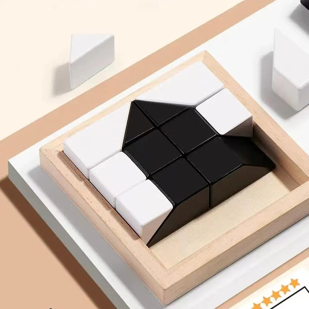 Kletshuts™ BlockPuzzle: Creatieve Interactieve Brein-Bouw Blokken Puzzel Speelgoed