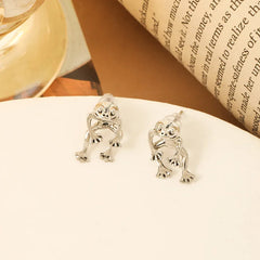 Jewelance™ FrogEarrings 1+1 GRATIS: Schattige Temperament Kikker Stud Oorbellen