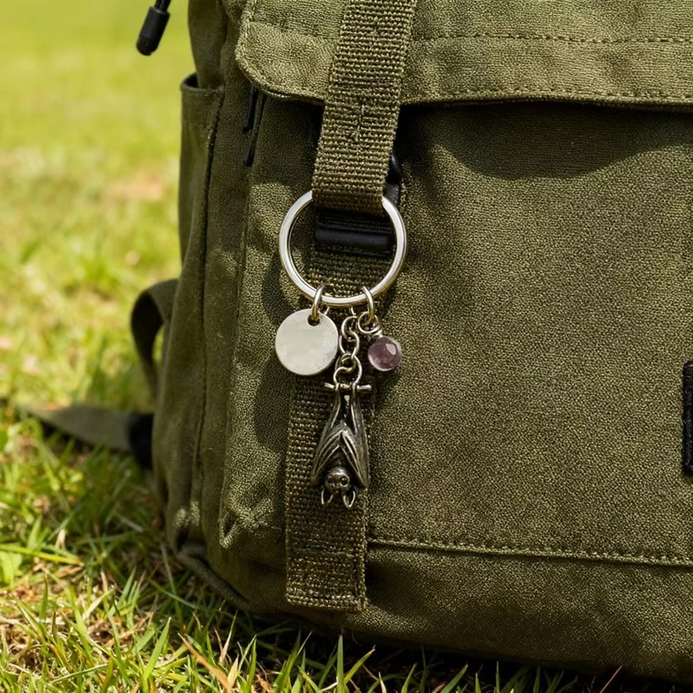 BatKeychain 1+1 GRATIS: Dagelijks Stijl Spooky Vleermuis Bedel Sleutelhanger