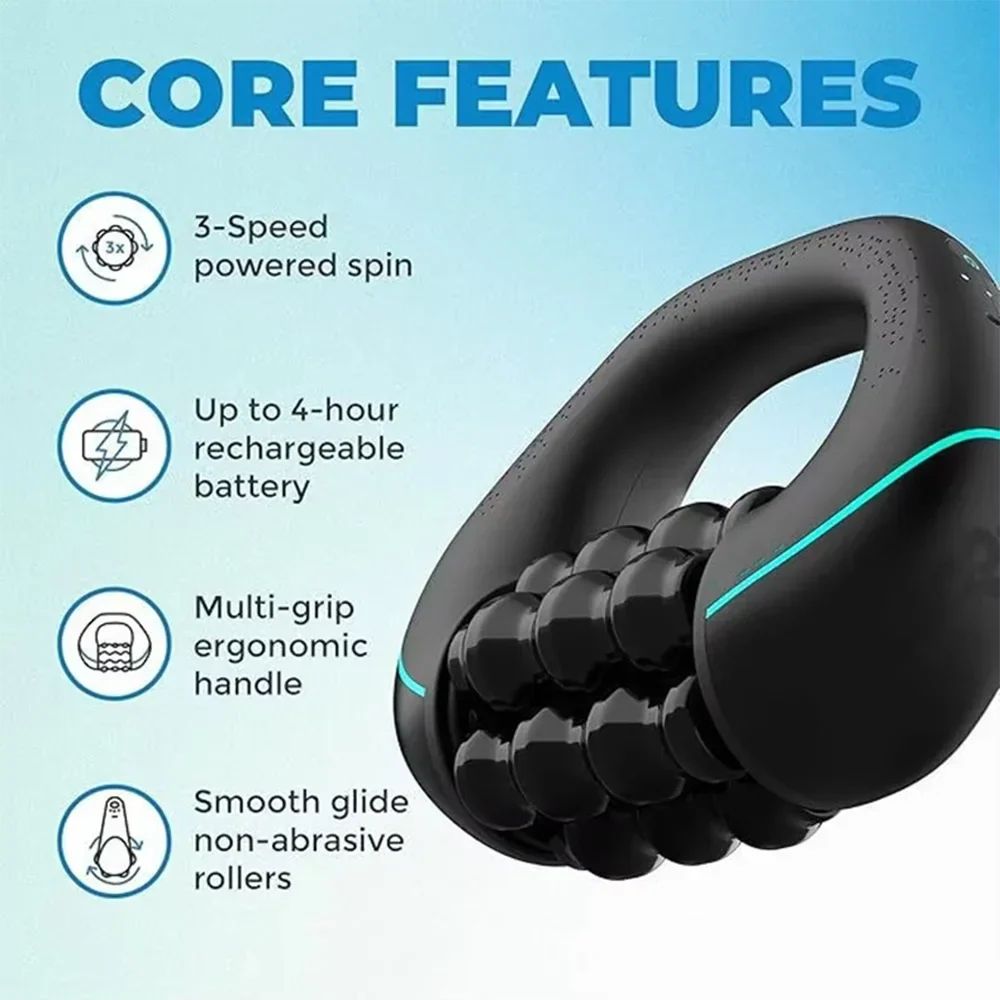 RollMassager - Oplaadbare Handheld Lichaamsrolmassager