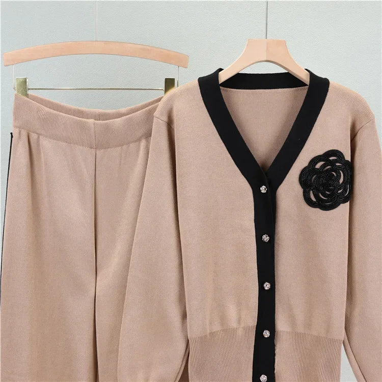 Icone™ CasualFit: Dames Casueel Pasvorm Twee Stuks Mode Set