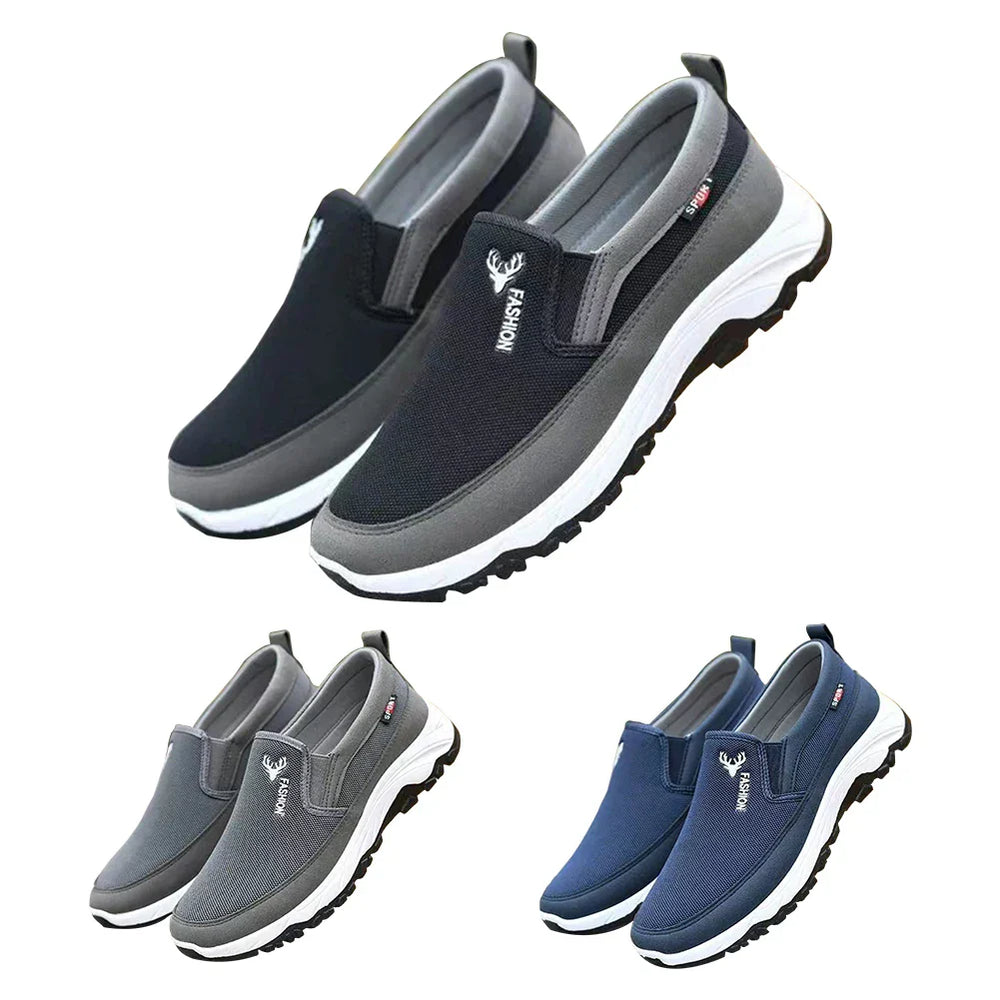 Happy™ EasyShoes: Mannen Stijlvolle Casual Comfortabele Uitglijden-Op Boot Gemakkelijk Schoenen