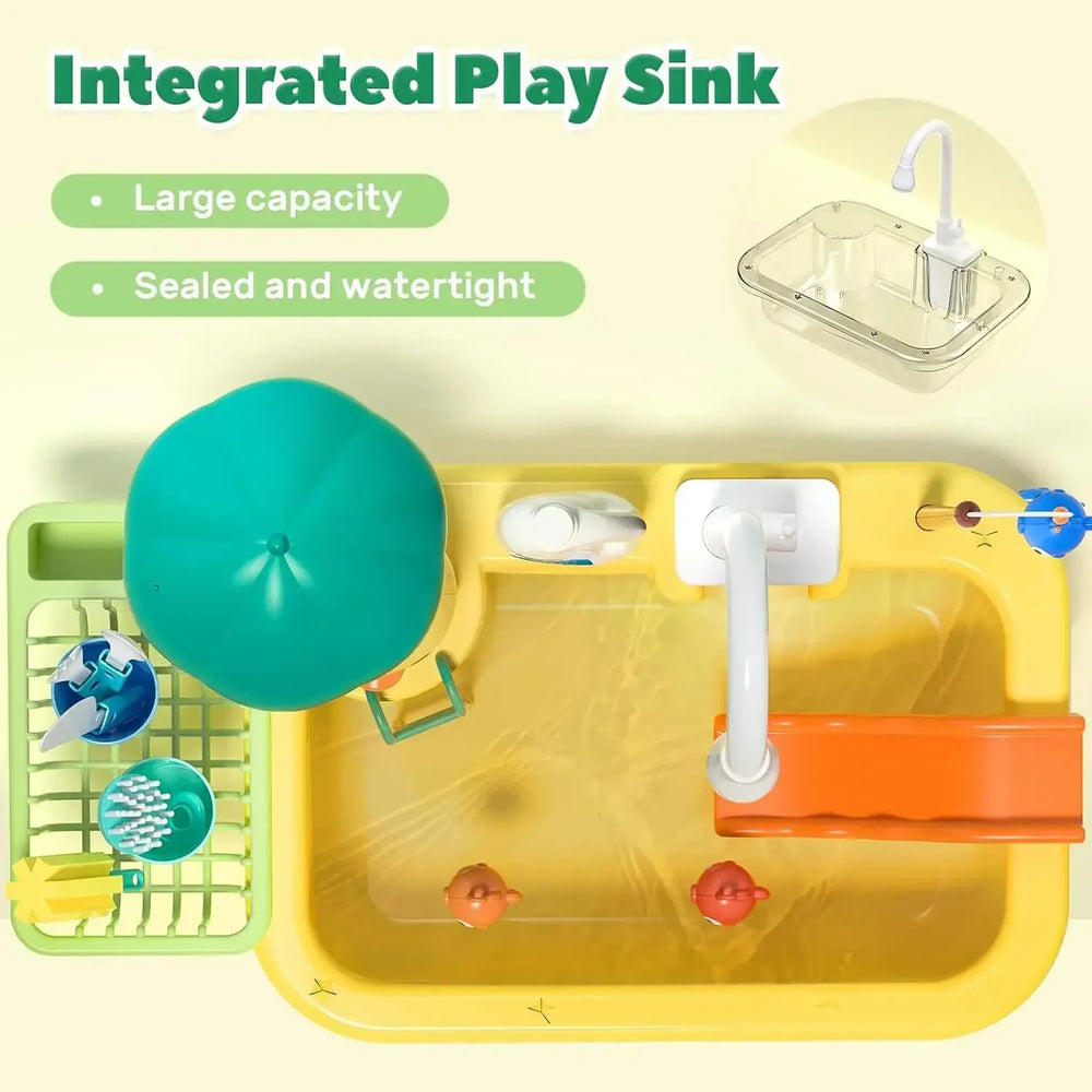 Kletshuts™ SinkToy - Kinderen Keuken Wasbak Speelgoed Water Speel Set