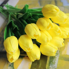 ArtificialTulips: Realistische Schoonheid Kunstbloem Decoratie Tulpen Set