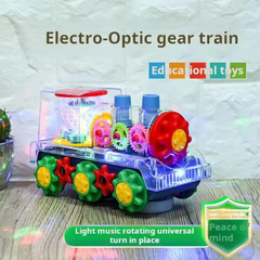 Kletshuts™ DancingTrain: Licht-Op Automatisch Dansend Treintje Met Zichtbare Tandwielen