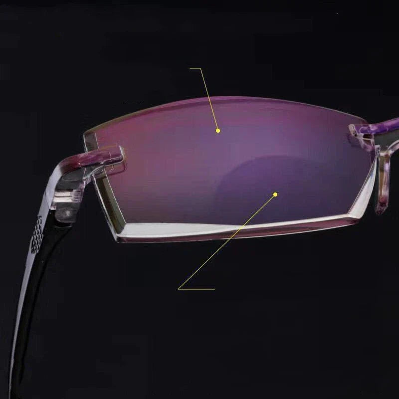ClearEyeglasses 1+1 GRATIS - Lichtgewicht Gegradeerde Anti-Blauw Licht Duidelijke Bril