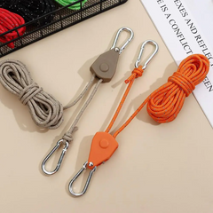 CampingRope - Verstelbaar Katrol Camping Touw