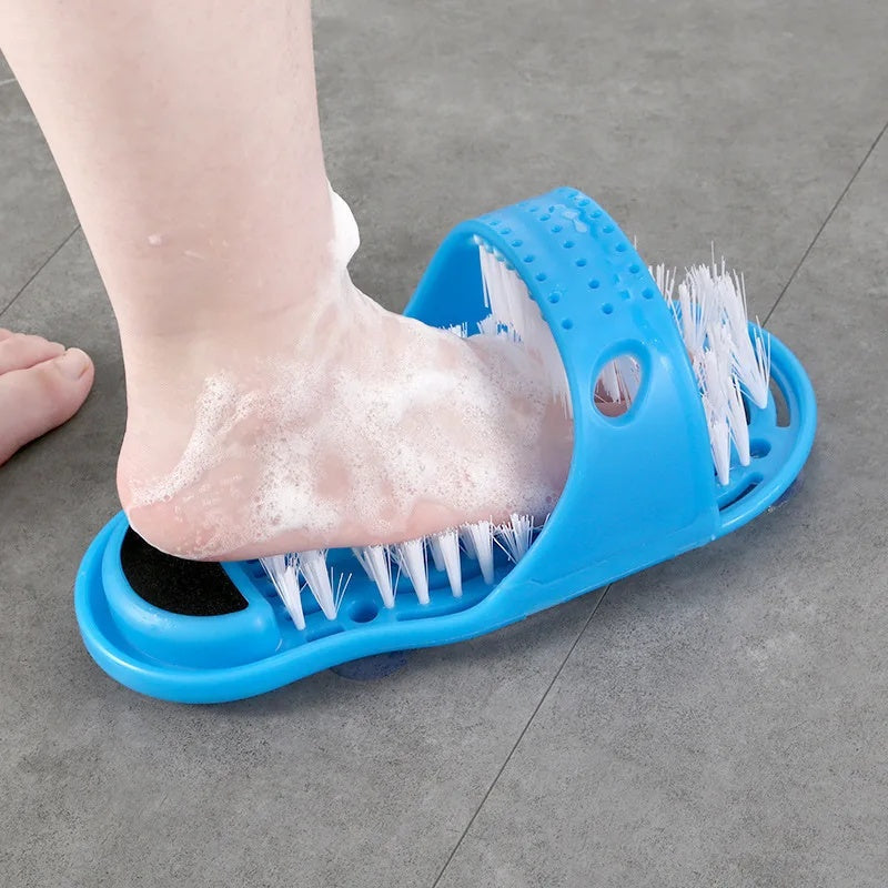 FootBrush™ 1+1 GRATIS: Exfoliërende Badslippers Voetzuigborstel