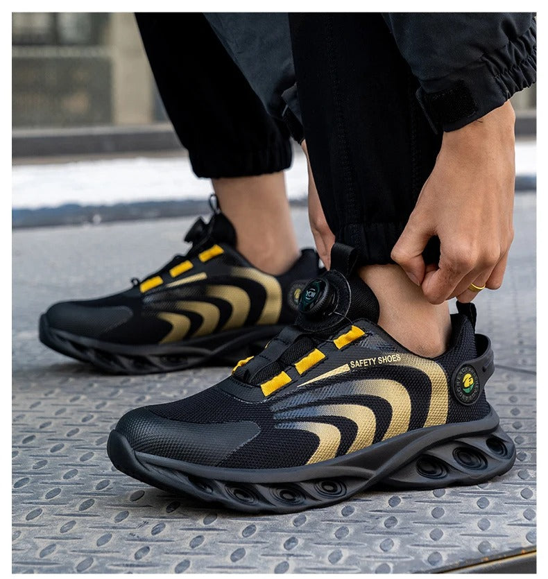 Happy™ SafetyFeet: Comfortabele Schoenen Met Reflecterend Ontwerp En Draaibare Gesp