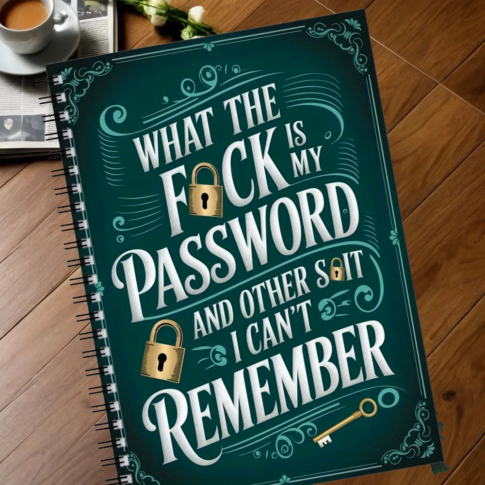 PasswordKeeper 1+1 GRATIS: Stijlvol Snel-Toegang Inlog En Wachtwoord Bewaarder Notitieboek