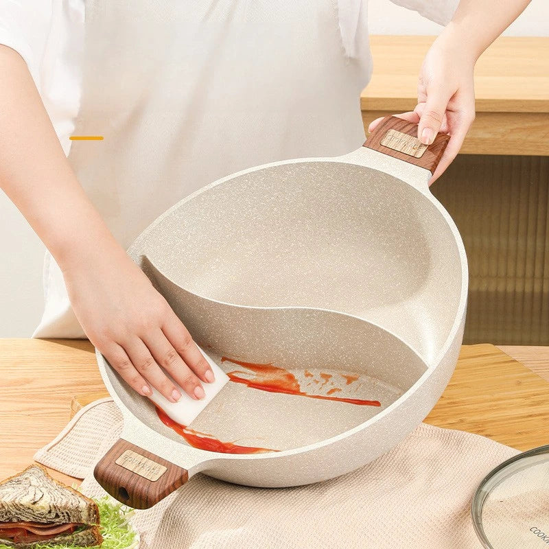 Globetrek° DualPot - Yin Yang Design Anti-aanbak Dubbele Kookpan