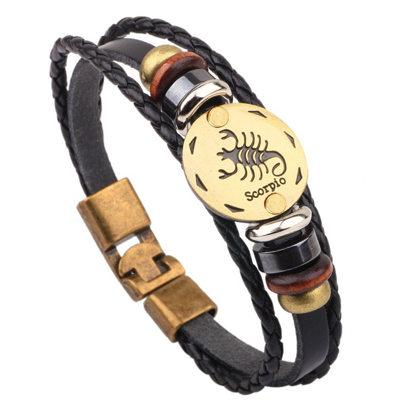 Jewelance™ ZodiacBracelet 1+1 GRATIS: Verstelbare Vintage Charme Zodiac Sign Bracelet
