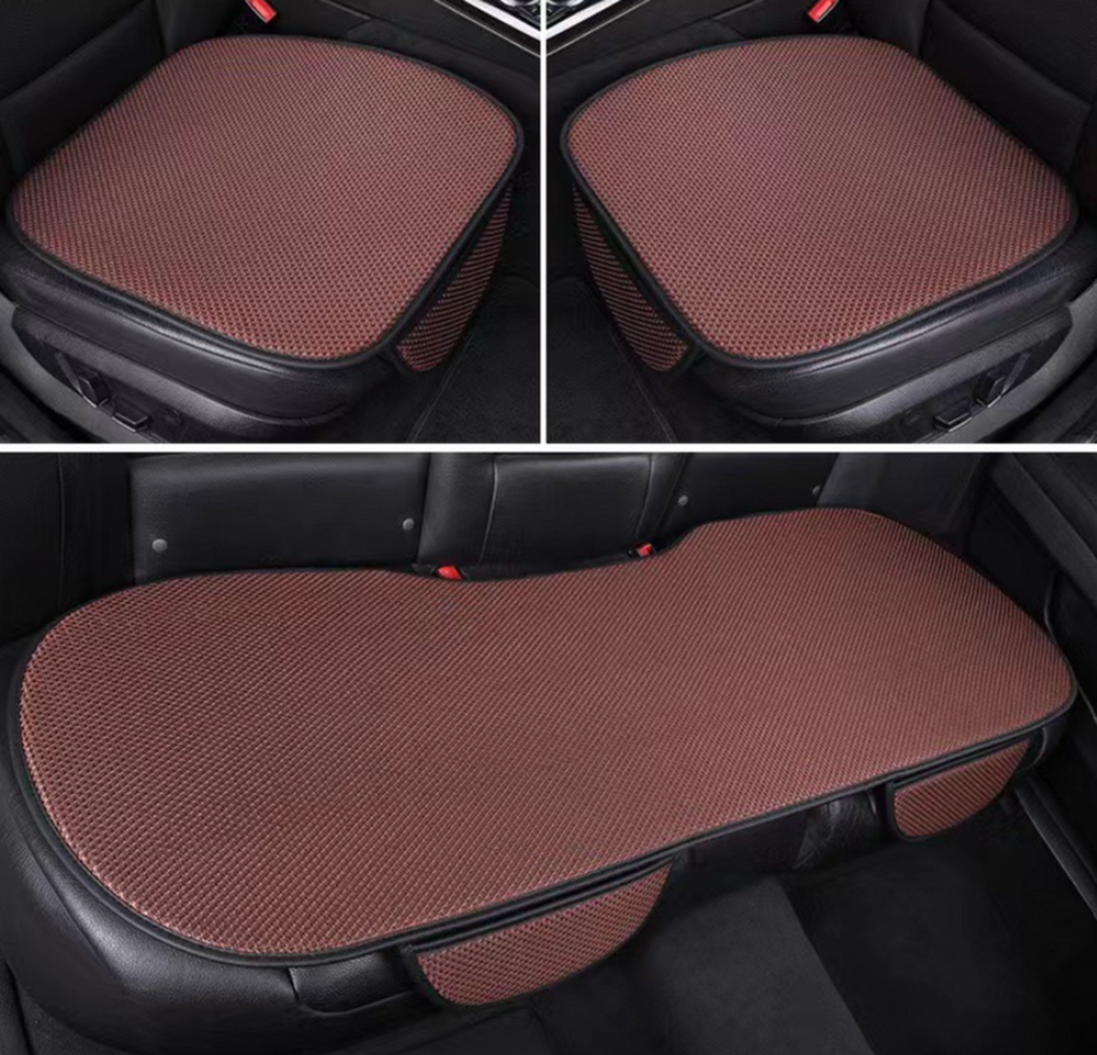 ComfortSeat: Premium 3-In-1 Anti-Slip Universele Auto Comfort Stoelhoes Set