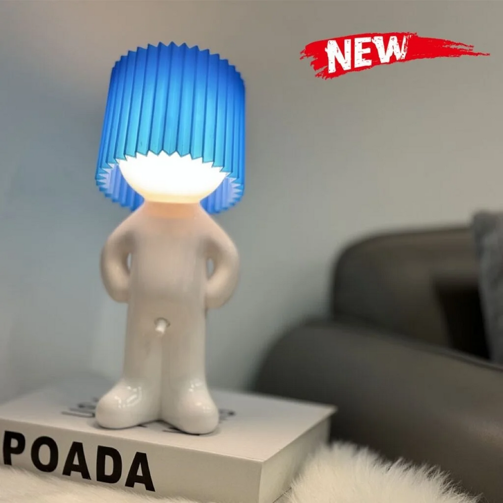Ledsen™ BoyLamp: Charmant Klein Decoratief LED Jongen Lamp