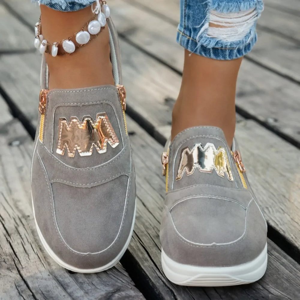 Happy™ ZipShoes - Mode Zip Laag Bovenkant Platform Schoenen