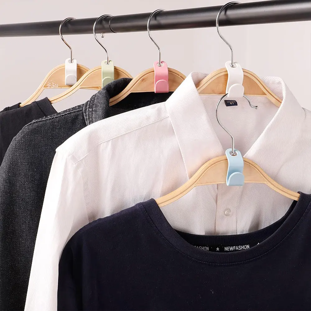GlideHold® ClosetHooks: Ruimtebesparende Cascaderende Kledinghaken En Hanger Uitrekker