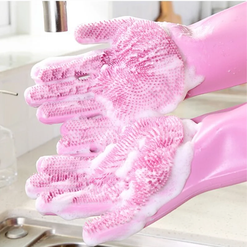 Cleaner Pro° BrushGloves 1+1 GRATIS: Comfortabele Efficiënte Schoonmaakborstel Schrobhandschoenen