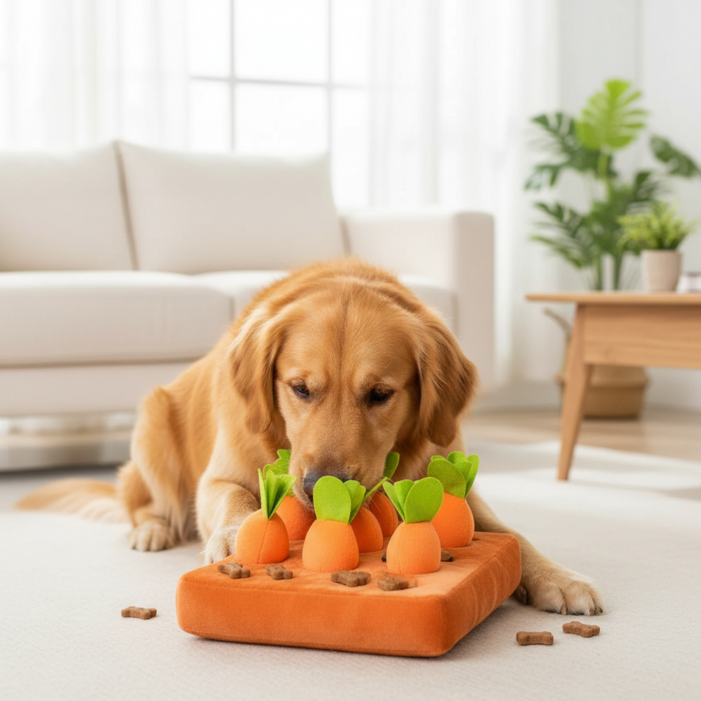 DogFri™ SniffingBoard: Premie Interactief Wortel Puzzel Snuffelen Bord