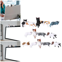 DeskFigurines™ 1+1 GRATIS - Stijlvolle Schattige Minimalistische Kat Bureaufiguren Set