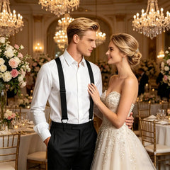 PremiumSuspenders 1+1 GRATIS: Verstelbare Bandjes Premium Klemmen Suspenders