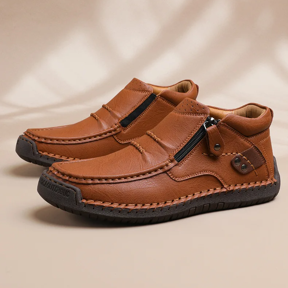 Happy™ ClassyBoots: Heren Stijlvol Gemakkelijk Instapper Retro Stijlvol Laarzen