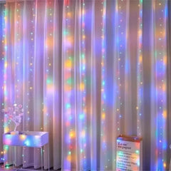 Ledsen™ CurtainLights: Eenvoudige Installatie Gezellige Thuis LED Snoer Gordijn Lichten