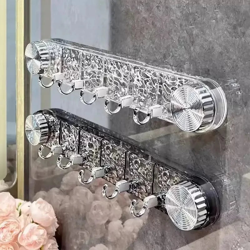 GlideHold® SuctionHooks 1+1 GRATIS: Eenvoudige installatie Zware Wandbevestigde Zuighaakjes