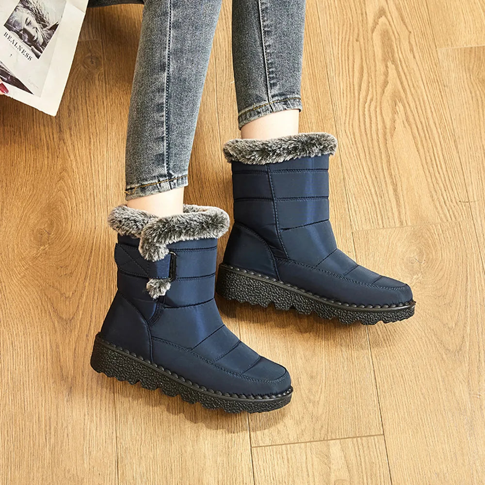 Icone™ PlatformBoots: Dames Warme Comfortabele Platform Laarzen