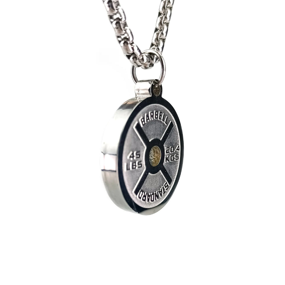 Jewelance™ DumbbellNecklace 1+1 GRATIS: Fitness Gym Dumbbell Geïnspireerde Hanger Ketting