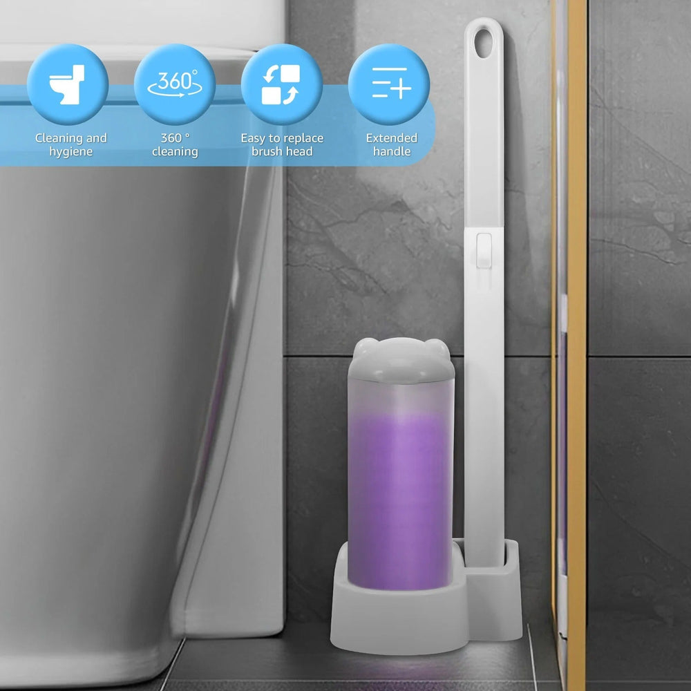 Cleaner Pro° ToiletCleaner: Wegwerp Toiletborstel Kop Reiniger Set