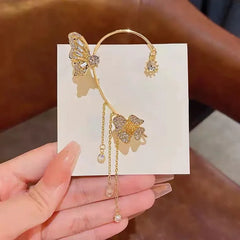 Jewelance™ EarCuffs 1+1 GRATIS: Luxe Mode Vlinder Zirkoon Kwast Oor Manchetten