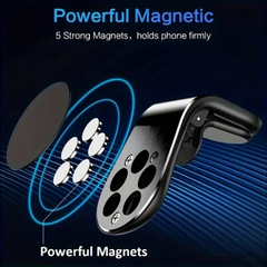 Holder360° MobileMount 1+1 GRATIS: Sterk Beveiligd Magnetisch 360° Rotatie Mobiel Bevestiging