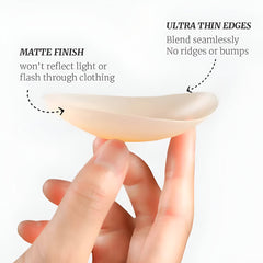 Icone™ NippleCover 1+1 GRATIS: Dunne Matte Siliconen Klevende Tepelcovers