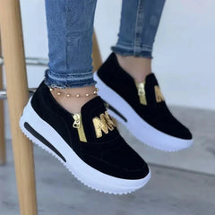 Happy™ ZipShoes - Mode Zip Laag Bovenkant Platform Schoenen
