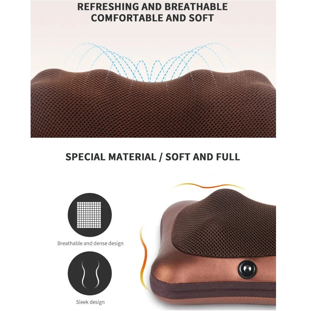 MassagePillow: Draagbaar Multi Functioneel Massage Kussen