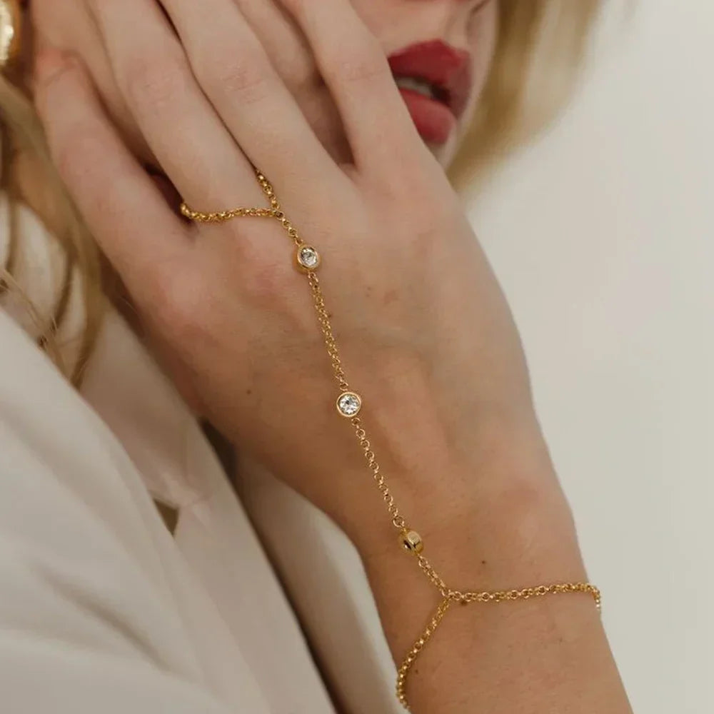 Jewelance™ HandChain 1+1 GRATIS: Elegante Sierlijk Minimalistische Handketting