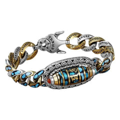 Jewelance™ MantraBracelet – Draaibaar Tijdloos Symbolisch Mantra Armband