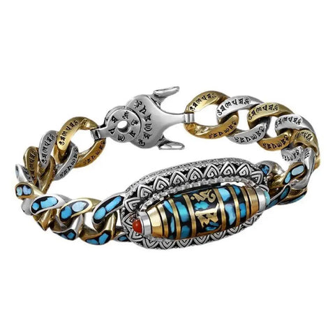 Jewelance™ MantraBracelet – Draaibaar Tijdloos Symbolisch Mantra Armband