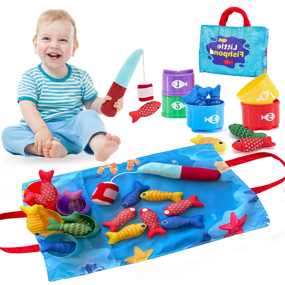 Kletshuts™ LittleFisherman: Leuke Leeravontuur Little Fisherman Visspeelset