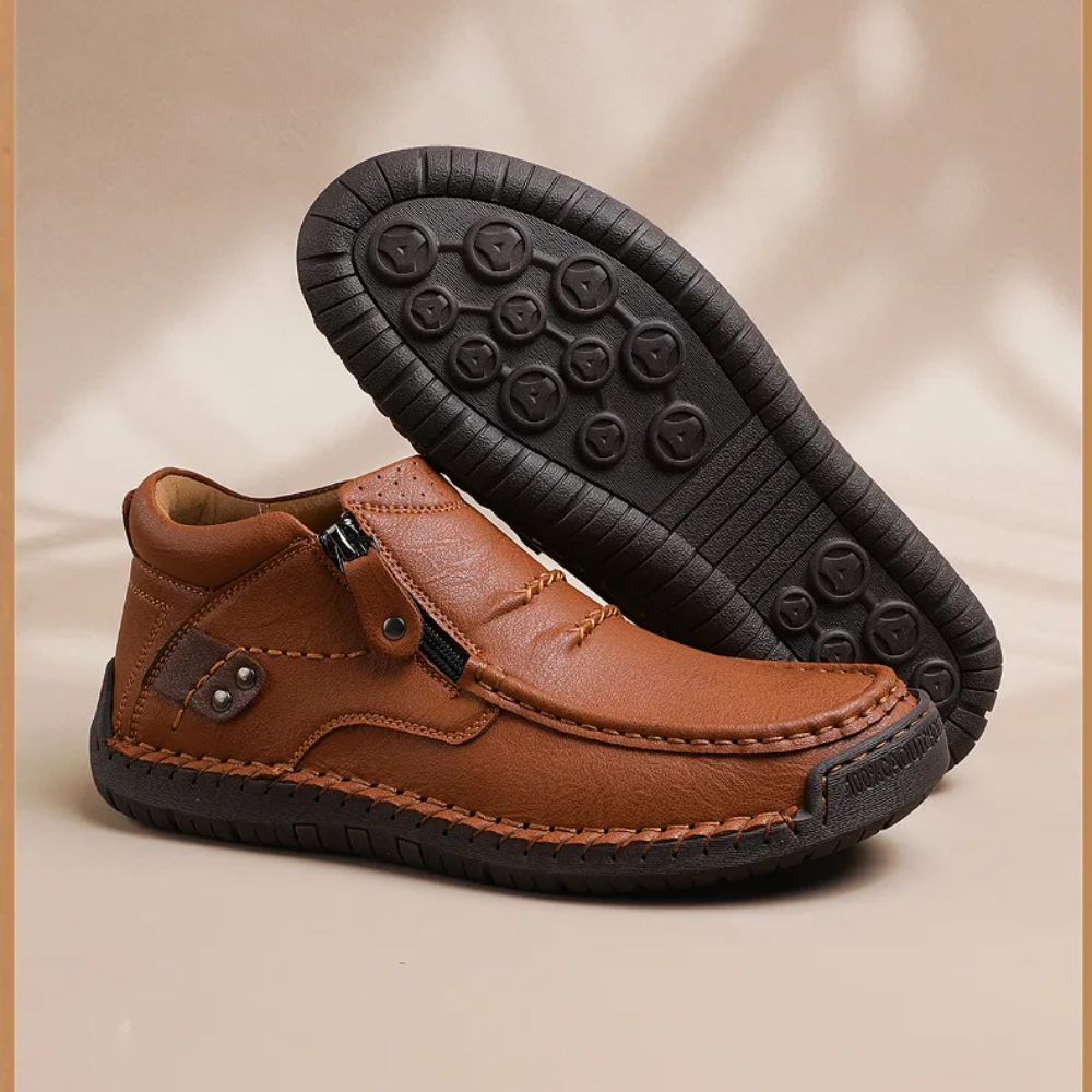 Happy™ ClassyBoots: Heren Stijlvol Gemakkelijk Instapper Retro Stijlvol Laarzen