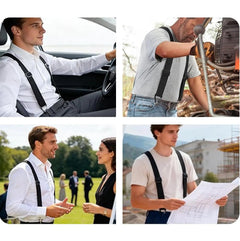 PremiumSuspenders 1+1 GRATIS: Verstelbare Bandjes Premium Klemmen Suspenders