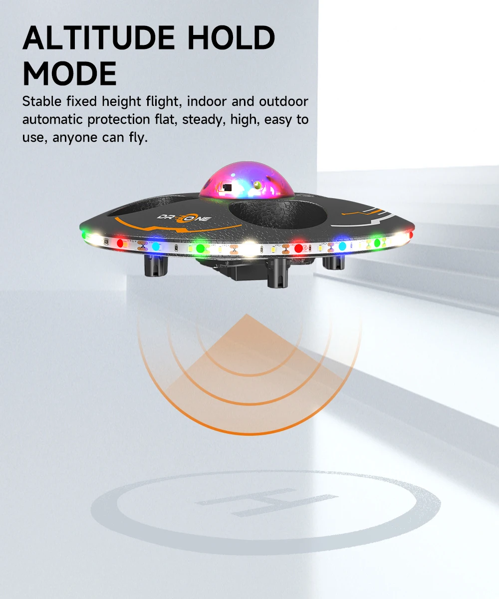 Kletshuts™ UFODrone: Eenvoudig Controle Hoogvliegend UFO Drone