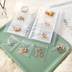 Jewelance™ JewelryBook: Transparant Juwelen Opbergboek Set